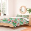 Deny Designs Jacqueline Maldonado Strawberries Watercolor Duvet Cover and Pillow Shams - 3 of 4