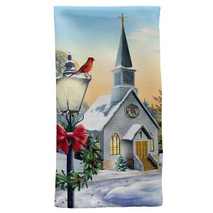 Briarwood Lane Winter Christmas Hand Towel 26x18 Come All Ye Faithful Hand For Christmas Towel - 1 of 3