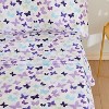 BAGOKIE Purple Butterfly Toddler Bedding Set for Girls - 2 of 4