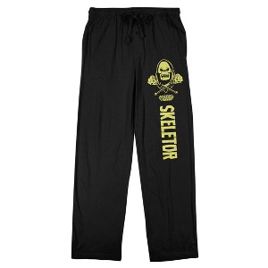 He-Man and the Masters of the Universe Skeletor Men's Black Sleep Pants - 1 of 4