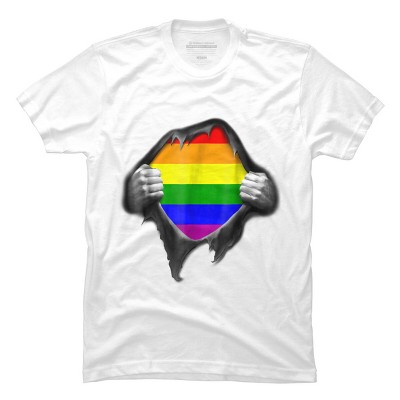 Adult Design By Humans Pride Shirt Rip Open Shirt By Luckyst T-Shirt