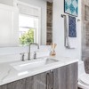 Ranworth  8inch Widespread Double Handle Bathroom Faucet with Pop Up Drain in Brushed Nickel - 4 of 4
