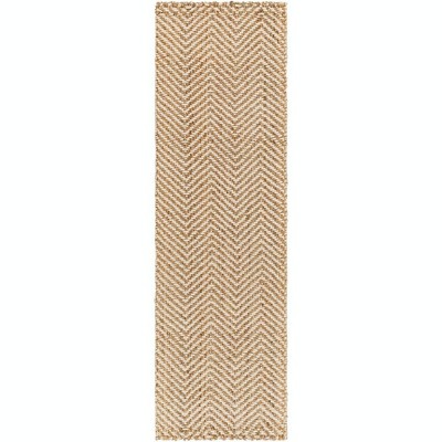 Mark & Day Cullison 2'6"x8' Runner Woven Indoor Area Rugs Cider: Jute, Handmade, Stain-Resistant, Bohemian Style