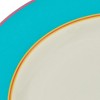 Spode Kit Kemp 9.5" Calypso Side Plate, Vibrant Turquoise, Porcelain, Dishwasher and Microwave Safe, Versatile Serving, Home & Gathering Use - 3 of 4