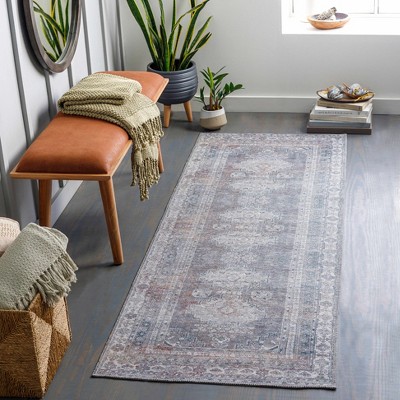 Hauteloom Baltinglass Gray Washable Rug