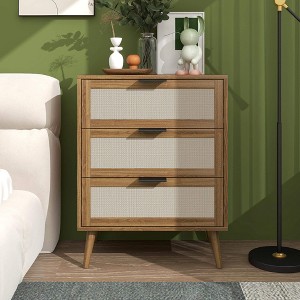 ORRD 3-Drawer Storage Cabinet, Compact Dresser for Bedroom, Living Room, or Study, Modern Organizer Chest with Ample Storage - 1 of 4