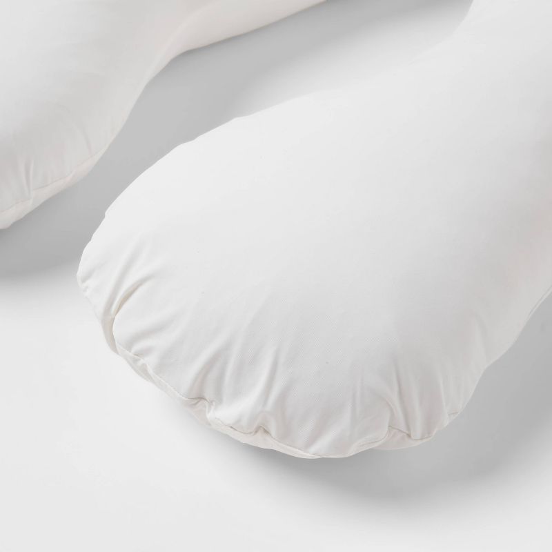 Cool Touch Pregnancy U-Shaped Body Pillow White - Threshold&#8482;, 4 of 5