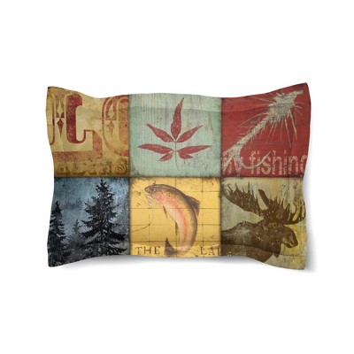 Laural Home Lodge Patch 20" x 26" Comforter Sham