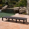 VisioGear Chaise Lounge Without Cushion, Outdoor Chaise Lounge with Adjustable Backrest, Brown, 76.6"*25.5"*12" - 4 of 4