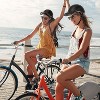 LakeForest"Adjustable Windproof Bike Helmet with Sunshade, Anti-UV, Leather Design for Cycling & Motorcycle"Black - 2 of 4