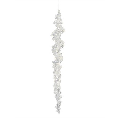 Vickerman 9 Clear Acrylic Snowflake Christmas Ornament : Target