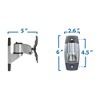 Mount-It! Full Motion Premium Single Monitor Wall Mount Arm | Quick-Release Modular Mounting Bracket for VESA 75 and 100 mm Pattern - 2 of 4