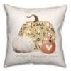 Creative Products Patterend Pumpkins 18 x 18 Indoor / Outdoor Pillow - 2 of 3