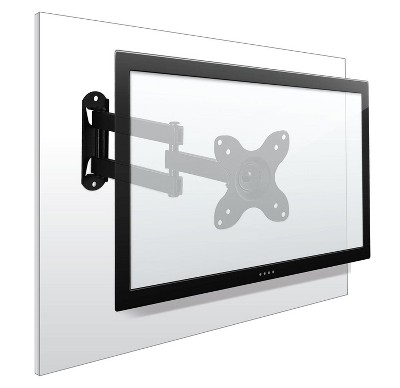 Black Full Motion TV Wall Mount for 19-27 Inch Screens