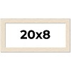 PosterPalooza | 20x8 Wide Barnwood Picture Frame, UV Acrylic, 6 Finishes - Grey, Brown, White, and Black - 2 of 4