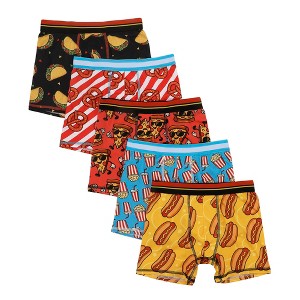 Favorite Snacks All-Over Prints Boys’ Boxer Briefs Multipack (5 Pack) - 1 of 4