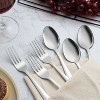 Aoibox 24-piece Stainless Steel Forks and Spoons Set, Mirror Polished Flatware Cutlery for Home, Kitchen,Restaurant,Dishwasher Safe,12 Forks&12 Spoons - 3 of 4
