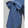 Women's Classic Straight-Leg Jeans with Chic Bowknot Detail – Comfort Cotton Denim Cherie Code - 3 of 4