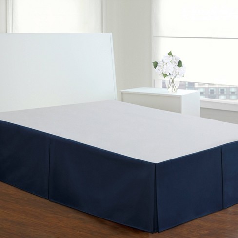 Navy blue clearance bed skirt king