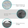 LunaLulinlk Soft Shell Electronic Carrying Case with Mesh Pockets, for USBs, Gray - 3 of 4