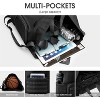 Water-Resistant Drawstring Backpack with Shoe Pocket, Tactical Sports Bag for Gym, Soccer, Basketball - 3 of 4