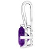 Pompeii3 2ct Amethyst Women's Heart Pendant in 14k Gold Necklace 6mm Tall - 3 of 4
