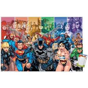 Trends International DC Comics - Justice League of America - Group Unframed Wall Poster Prints - 1 of 4