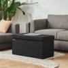 30" Storage Ottoman Bench, Ottoman with Storage, Ottoman Bench, Hold up to 660lb for Living Room - 2 of 4