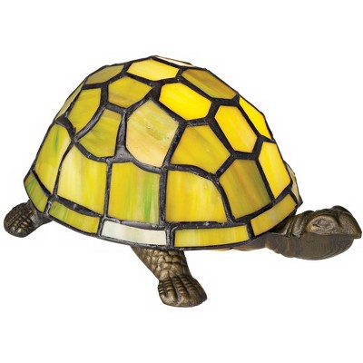 Robert Louis Tiffany Green Tortoise Tiffany-Style Accent Lamp