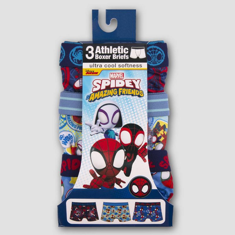 Toddler Boys' Spider-Man 3pk Boxer Briefs, 2 of 5