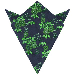 INSPIRE CHIC Men's Floral Embroidered Pocket Squares - 1 of 4