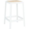 Silus Backless Cane Counter Stool  - Safavieh - 4 of 4