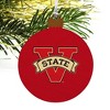 Valdosta Primary Logo Wood Christmas Tree Holiday Ornament - 4 of 4