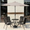 Tangkula Patio 9' Outdoor Steel Market Backyard Garden Patio Table Umbrella - 3 of 4