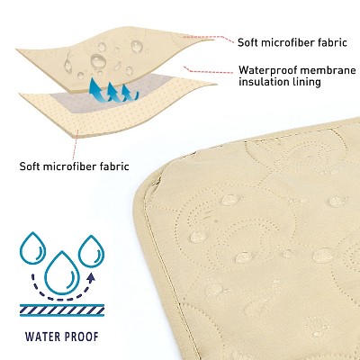 Latte Waterproof Non-Slip Pet Couch Cover Blanket