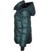 Sportoli Womens Winter Coat Hooded Plush Lined Quilted Warm Zip Up Puffer Jacket - 3 of 4