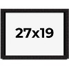 PosterPalooza | Modern Shadow Box 1" Depth Black Picture Frame - UV Acrylic, Backing Board, Hanging Hardware - 2 of 4