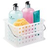 iDesign Plastic Shower Basket with Handle - Frost - 3 of 4