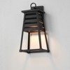 Maxim Lighting Shutters 1 - Light Wall Light in  Black - 2 of 3