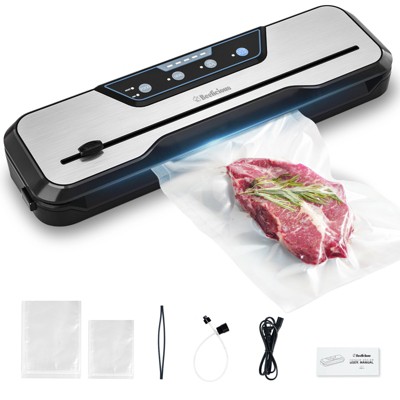 Beelicious 8 in 1 Vacuum Sealer Machine with Starter Kit,80Kpa Freezer Sealer Vacuum, Built-in Cutter,Moist Mode for Food Storage