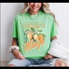 Simply Sage Market Farm Fresh Mango Watercolor Garment Dyed Tee - 2 of 4