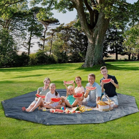 12' X 12' Waterproof Pe Tarp Floor Mat For Screen House Gazebo - Alvantor :  Target