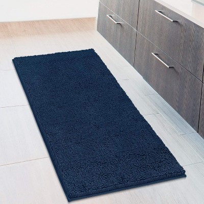 Mayshine Luxury Bathroom Mats, Ultra-Soft Bathmat, Plush Chenille Bathroom Rug Runner, Super Absorbent and Non-Slip