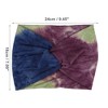 Unique Bargains Women's Widening Knotted Headwrap Blue Khaki Red 4 Pcs - 3 of 4