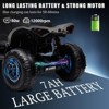 Kids 12V Ride On Electric ATV, Licensed Bombardier BRP Can-Am 4 Wheeler Quad, LED Lights, Music, High/Low Speeds - 2 of 4