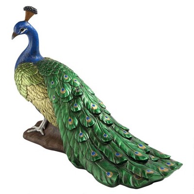 Design Toscano The Regal Peacock Garden Statue - Multicolored