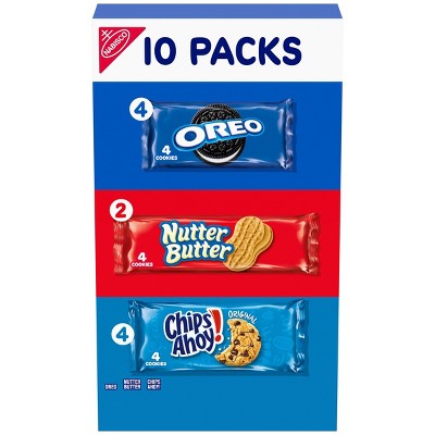 Nutter Butter, Oreo, Chips Ahoy! Nabisco Sweet Variety - 16.36oz/10ct