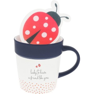 Pavilion Gift Company - Friend Like You - 20 oz Cup and Coaster Set - Drinkware - 1 of 4