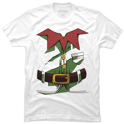 Men's Design By Humans Papa Elf Christmas Shirt Papa Elf Shirt for Men Papa Elf By rasok T-Shirt