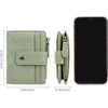 FATMOON Women’s Bifold Leather Wallet with Zip Coin Pocket - Easy to Use Card Holder for Credit Cards, ID, Cash & Coins - 3 of 4
